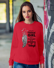 Load image into Gallery viewer, A Granddaughter To A Grandpa With Wings Handheld Gift For Granddaughter Sweatshirt