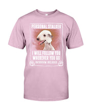 Load image into Gallery viewer, Bedlington Terrier Personal Stalker St. Patrick's Day Printed Mug Guys Tee