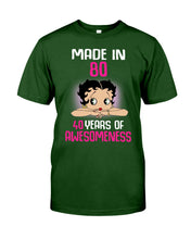 Load image into Gallery viewer, Black Phone Case Made In 80 40 Years In Awesomeness For Friends Guys Tee