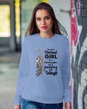 Load image into Gallery viewer, A Granddaughter To A Grandpa With Wings Handheld Gift For Granddaughter Sweatshirt