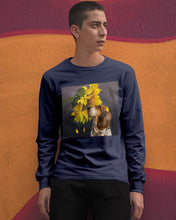 Load image into Gallery viewer, Basset Hound With Sunflower Special Custom Design For Dog Lovers Unisex Long Sleeve