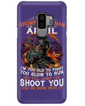 Load image into Gallery viewer, A Grumpy Old Man Was Born In April Will Shoot You For Birthday Gift Phone case