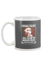 Load image into Gallery viewer, Bedlington Terrier Personal Stalker St. Patrick's Day Printed Mug Mug