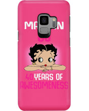 Load image into Gallery viewer, Black Phone Case Made In 80 40 Years In Awesomeness For Friends Phone case