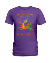 Load image into Gallery viewer, Assuming I'm Just An Old Lady Loves Motorbike For Sport Lovers Ladies Tee