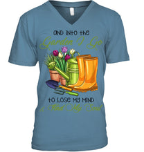 Load image into Gallery viewer, And Into The Garden I Go To Lose My Mind And I Find My Soul Guys V-Neck