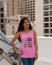 Load image into Gallery viewer, A Granddaughter To A Grandpa With Wings Handheld Gift For Granddaughter Ladies Flowy Tank