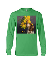 Load image into Gallery viewer, Basset Hound With Sunflower Special Custom Design For Dog Lovers Unisex Long Sleeve