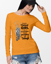 Load image into Gallery viewer, A Granddaughter To A Grandpa With Wings Handheld Gift For Granddaughter Unisex Long Sleeve