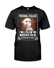 Load image into Gallery viewer, Bedlington Terrier Personal Stalker St. Patrick's Day Printed Mug Guys Tee