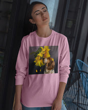Load image into Gallery viewer, Basset Hound With Sunflower Special Custom Design For Dog Lovers Unisex Long Sleeve