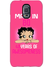 Load image into Gallery viewer, Black Phone Case Made In 80 40 Years In Awesomeness For Friends Phone case