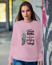 Load image into Gallery viewer, A Granddaughter To A Grandpa With Wings Handheld Gift For Granddaughter Sweatshirt