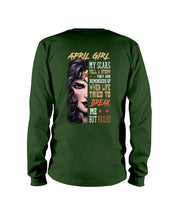 Load image into Gallery viewer, Birthday Gift For April Girl My Scars Tell A Story They're Reminders Unisex Long Sleeve