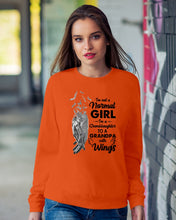Load image into Gallery viewer, A Granddaughter To A Grandpa With Wings Handheld Gift For Granddaughter Sweatshirt
