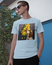 Load image into Gallery viewer, Basset Hound With Sunflower Special Custom Design For Dog Lovers Guys Tee