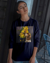 Load image into Gallery viewer, Basset Hound With Sunflower Special Custom Design For Dog Lovers Unisex Long Sleeve