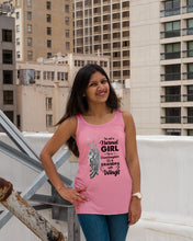 Load image into Gallery viewer, A Granddaughter To A Grandpa With Wings Handheld Gift For Granddaughter Ladies Flowy Tank