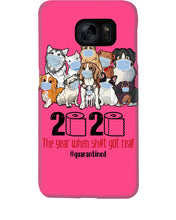 Load image into Gallery viewer, 2020 The Year When Shit Got Real Special Custom Design Phone case