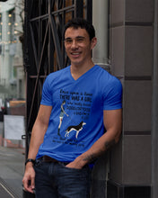 Load image into Gallery viewer, A Girl Really Loved Dogs And Tattoos Unique Custom Design Guys V-Neck