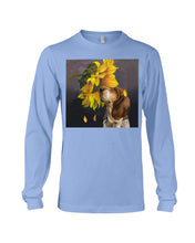 Load image into Gallery viewer, Basset Hound With Sunflower Special Custom Design For Dog Lovers Unisex Long Sleeve