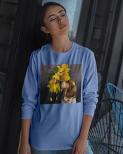 Load image into Gallery viewer, Basset Hound With Sunflower Special Custom Design For Dog Lovers Unisex Long Sleeve