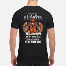 Load image into Gallery viewer, Before You Hurt My Daughter You Need To Know My Guns Just Love Guys V-Neck