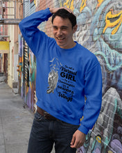 Load image into Gallery viewer, A Granddaughter To A Grandpa With Wings Handheld Gift For Granddaughter Sweatshirt