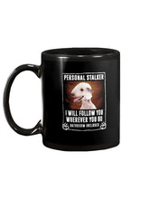 Load image into Gallery viewer, Bedlington Terrier Personal Stalker St. Patrick's Day Printed Mug Mug