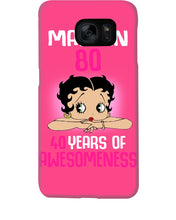 Load image into Gallery viewer, Black Phone Case Made In 80 40 Years In Awesomeness For Friends Phone case
