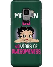 Load image into Gallery viewer, Black Phone Case Made In 80 40 Years In Awesomeness For Friends Phone case
