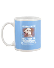 Load image into Gallery viewer, Bedlington Terrier Personal Stalker St. Patrick's Day Printed Mug Mug
