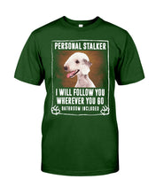 Load image into Gallery viewer, Bedlington Terrier Personal Stalker St. Patrick's Day Printed Mug Guys Tee