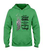 Load image into Gallery viewer, A Granddaughter To A Grandpa With Wings Handheld Gift For Granddaughter Hoodie