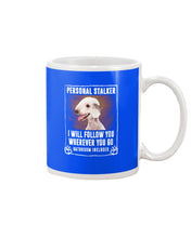 Load image into Gallery viewer, Bedlington Terrier Personal Stalker St. Patrick's Day Printed Mug Mug