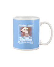 Load image into Gallery viewer, Bedlington Terrier Personal Stalker St. Patrick's Day Printed Mug Mug