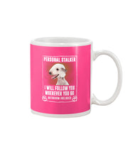 Load image into Gallery viewer, Bedlington Terrier Personal Stalker St. Patrick's Day Printed Mug Mug