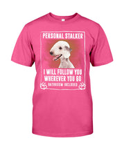 Load image into Gallery viewer, Bedlington Terrier Personal Stalker St. Patrick's Day Printed Mug Guys Tee