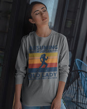 Load image into Gallery viewer, Assuming I'm Just An Old Lady Was Your First Mistake Retro Vintage Unisex Long Sleeve