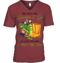 Load image into Gallery viewer, And Into The Garden I Go To Lose My Mind And I Find My Soul Guys V-Neck