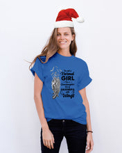 Load image into Gallery viewer, A Granddaughter To A Grandpa With Wings Handheld Gift For Granddaughter Guys Tee