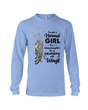 Load image into Gallery viewer, A Granddaughter To A Grandpa With Wings Handheld Gift For Granddaughter Unisex Long Sleeve