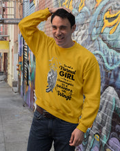 Load image into Gallery viewer, A Granddaughter To A Grandpa With Wings Handheld Gift For Granddaughter Sweatshirt