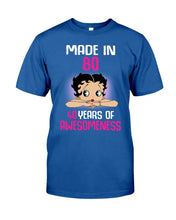 Load image into Gallery viewer, Black Phone Case Made In 80 40 Years In Awesomeness For Friends Guys Tee