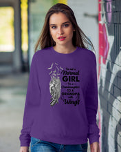 Load image into Gallery viewer, A Granddaughter To A Grandpa With Wings Handheld Gift For Granddaughter Sweatshirt