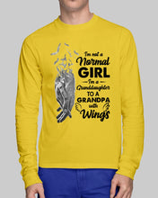 Load image into Gallery viewer, A Granddaughter To A Grandpa With Wings Handheld Gift For Granddaughter Unisex Long Sleeve