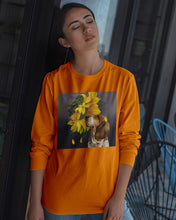 Load image into Gallery viewer, Basset Hound With Sunflower Special Custom Design For Dog Lovers Unisex Long Sleeve