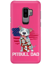 Load image into Gallery viewer, Black Phone Case Pitbull Dad Gift For Pitbull Lovers Phone case
