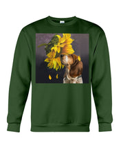 Load image into Gallery viewer, Basset Hound With Sunflower Special Custom Design For Dog Lovers Sweatshirt
