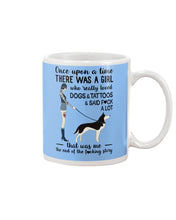 Load image into Gallery viewer, A Girl Really Loved Dogs And Tattoos  Unique Custom Design Mug

